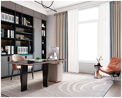 怎样使窗帘布艺用品与家居环境相和谐?